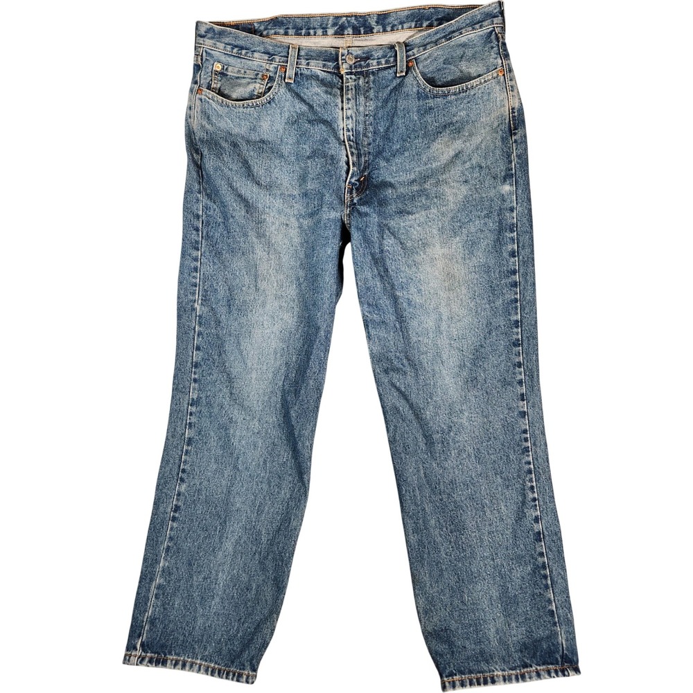 Levi's‎ 505 Jeans Men's 40X30 Blue Straight Leg Classic Fit